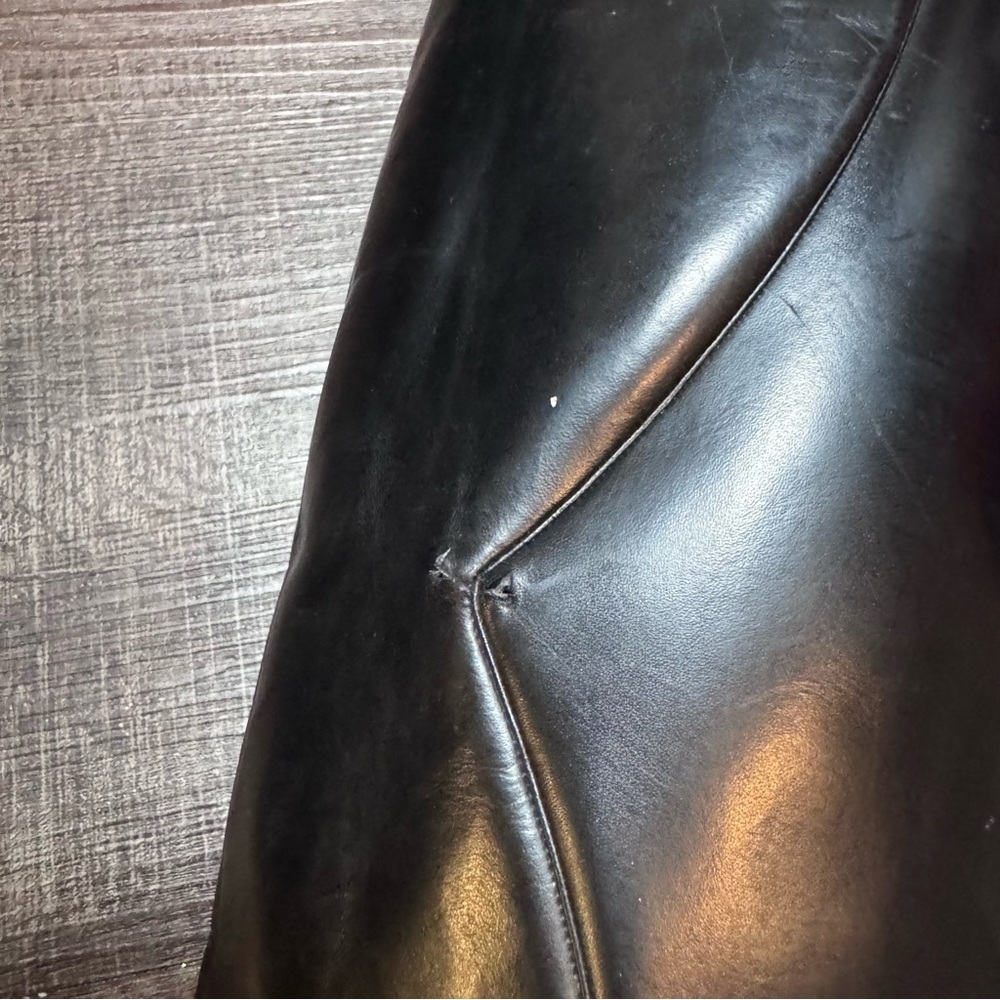 Vintage Gucci Black Leather Heeled Riding Boots - Picture 11 of 15